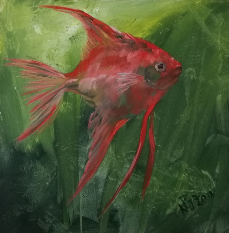 Floating LipLip by artist Nancy Paton